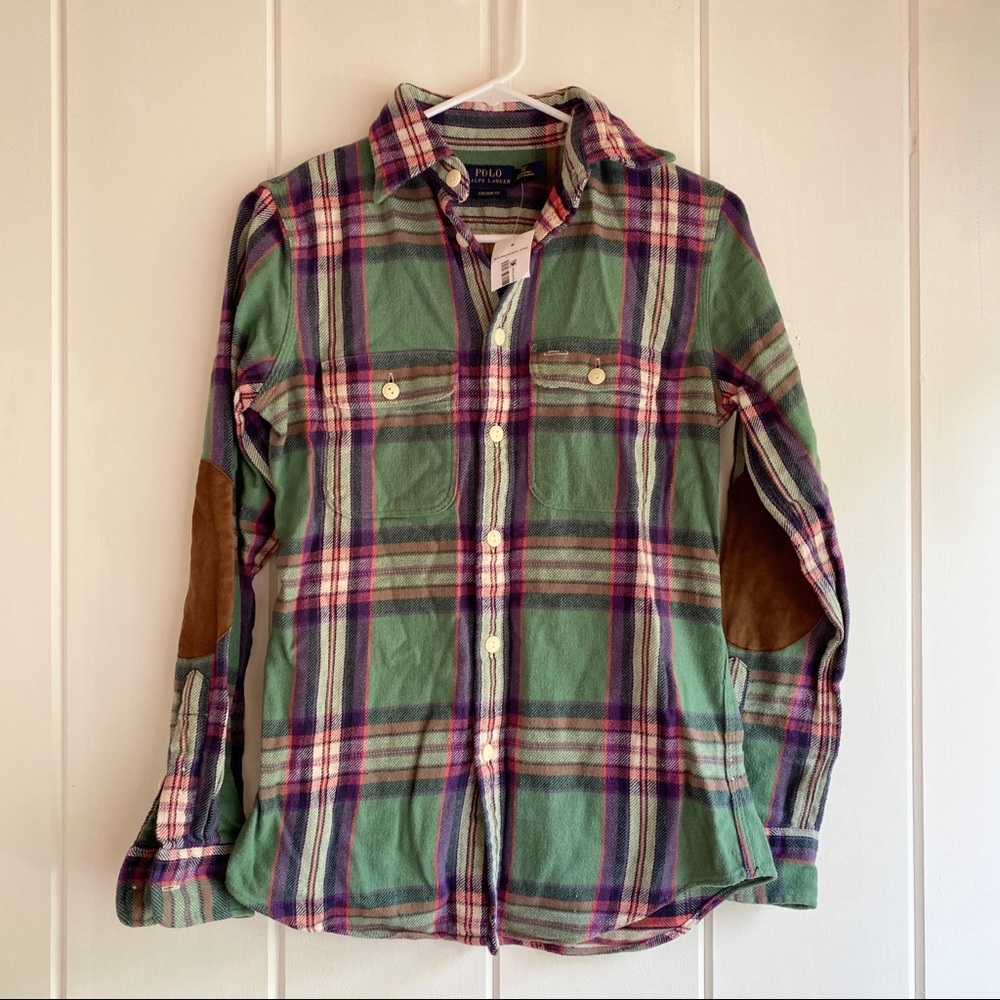 NWT Polo flannel shirt